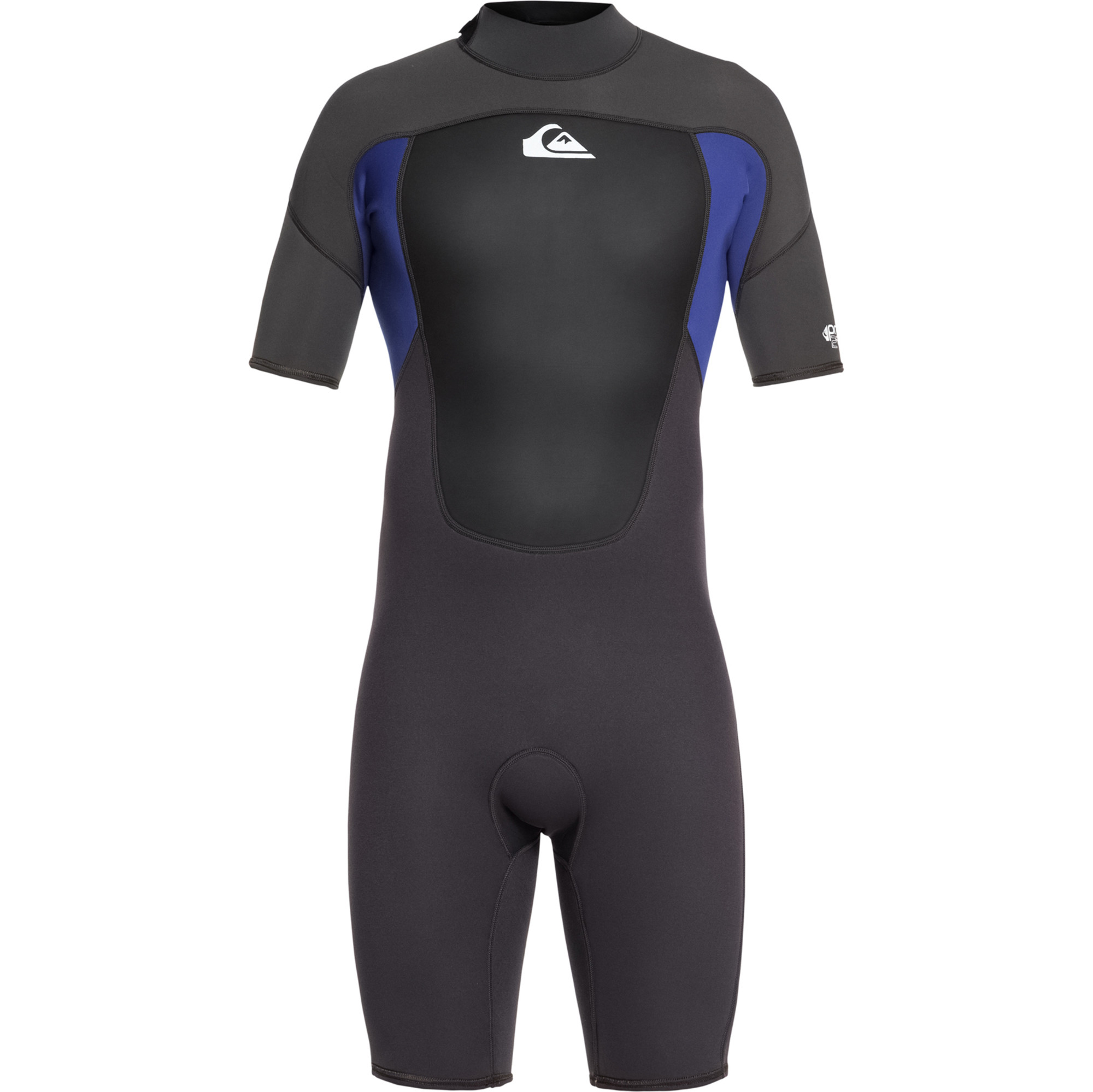 2021 Quiksilver 2mm Prologue Back Zip Shorty Wetsuit Black / Night Blue